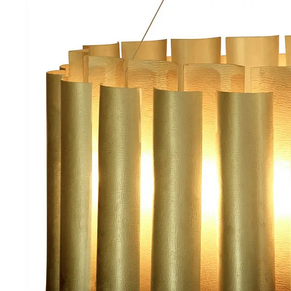Lampe suspendue en laiton fait main Aurum III BRABBU usine BRABBU de l'Italie. Foto №5