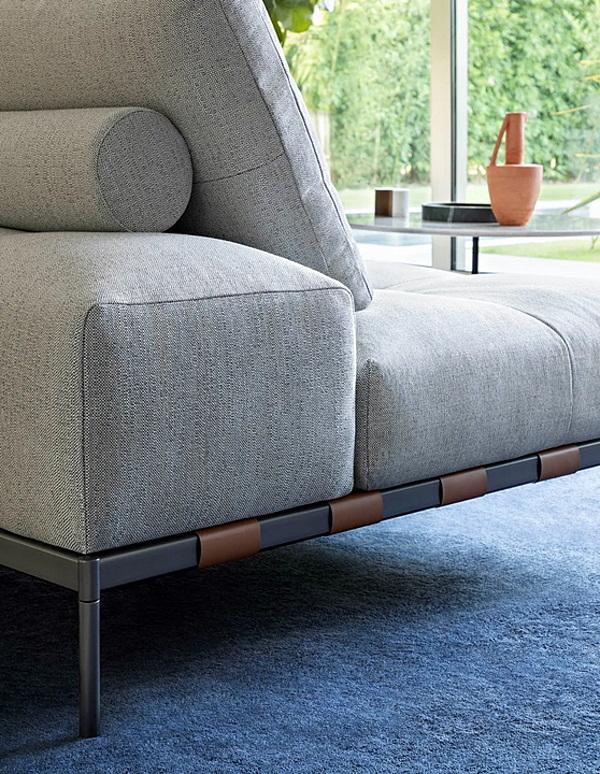 Canapé d'angle en tissu Pixel Light intérieur Saba usine SABA de l'Italie. Foto №5