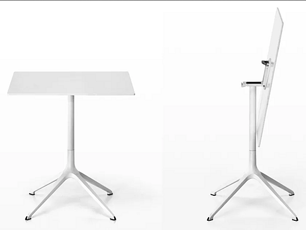 Table carrée en aluminium moulé Elephant Kristalia usine Kristalia de l'Italie. Foto №1