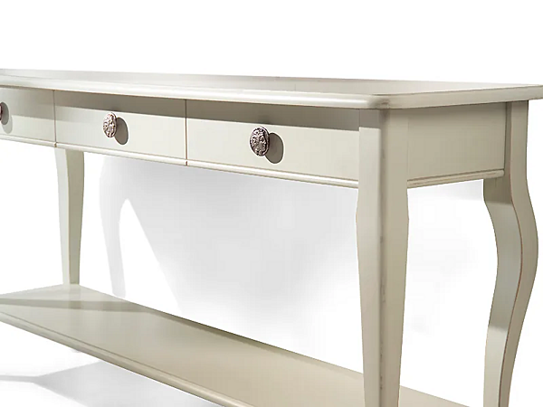 Table console rectangulaire en bois avec tiroirs MARIONI Collection Eye 02067 usine MARIONI de l'Italie. Foto №2