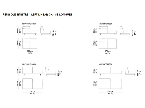 Canapé en cuir 4 places modulable Niky I 4 Mariani usine i 4 Mariani de l'Italie. Foto №12