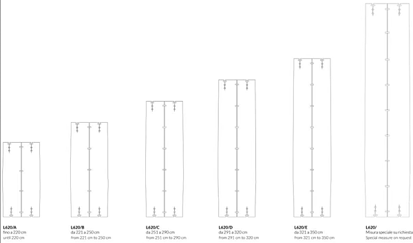 Table rectangulaire en bois massif Vero Minimal ARTE BROTTO L620, MINIMAL usine Arte Brotto de l'Italie. Foto №4
