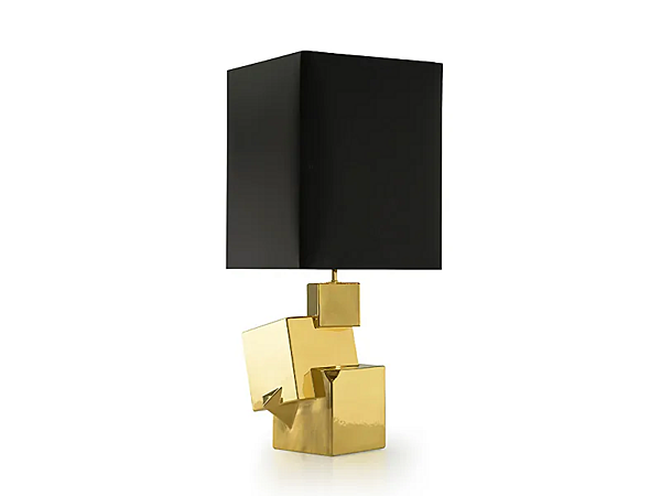 Lampe de table en céramique pyrite MARIONI 02218MBL usine MARIONI de l'Italie. Foto №3