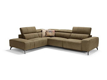 Canapé d'angle en tissu avec appui-tête Marinelli Home Azimut M1383