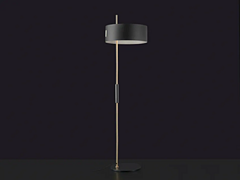 Lampadaire en métal Oluce 1953 343 Lampadaire en métal Oluce 1953 343 usine Oluce de l'Italie