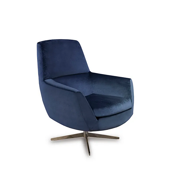 Fauteuil pivotant en tissu avec accoudoirs Betty GYFORM usine Gyform de l'Italie. Foto №2