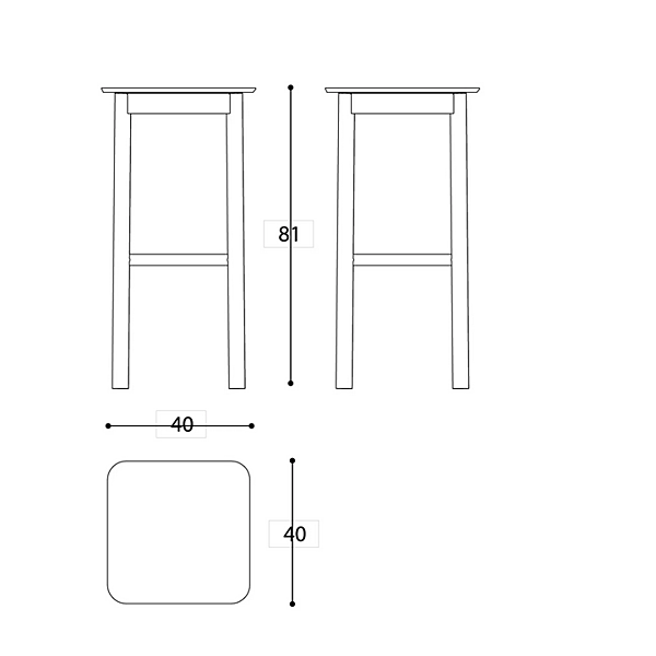 Tabouret en aluminium revêtu de poudre avec repose-pieds VARASCHIN 244SG, 244SGB, 244SGI, 244SGBI usine VARASCHIN de l'Italie. Foto №4