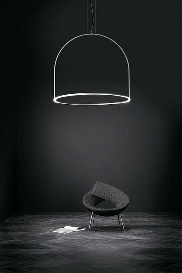 Suspension en métal LED U Light AXOLIGHT usine Axolight de l'Italie. Foto №14