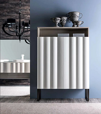 Armoire de salle de bain avec portes en bois CORTEZARI collection LEON 773