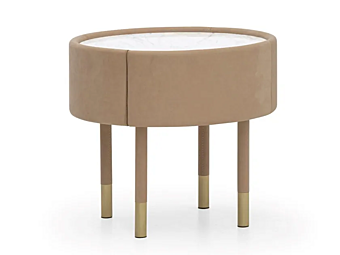 Table de chevet en marbre de Carrare Nori FORMITALIA