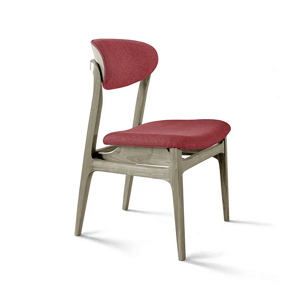 Chaise rembourrée en noyer Agio C 645 DALE usine Dale Italia (by Cantiero) de l'Italie. Foto №4