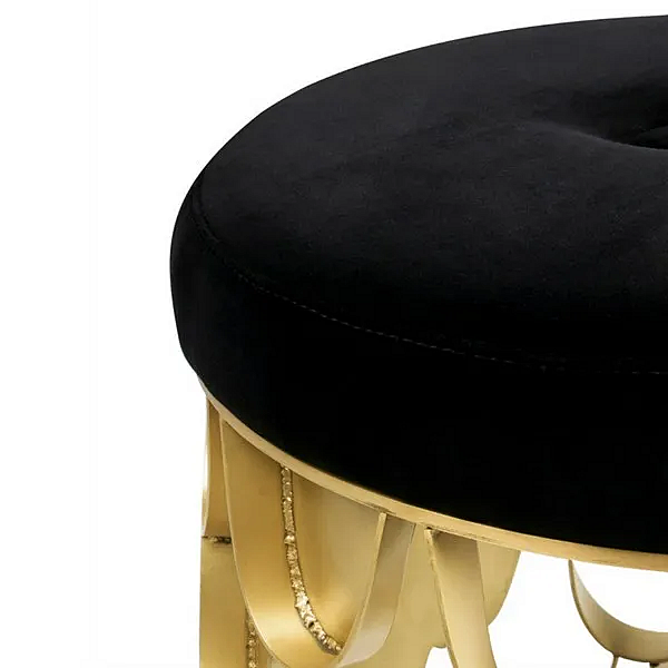 Tabouret bas rembourré en tissu Koi BRABBU usine BRABBU de l'Italie. Foto №6