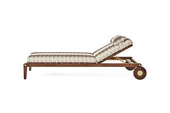 Chaise longue ROBERTO CAVALLI CAPOVERDE usine ROBERTO CAVALLI de l'Italie
