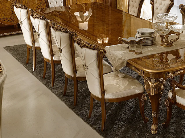 Chaise en tissu rembourrée Dolcevita A.R. Arredamenti 210 usine A.R.ARREDAMENTI SRL de l'Italie. Foto №2