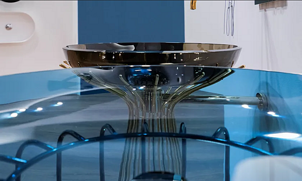 Lavabo rond sur pied en marbre Tristano e Isotta ARTELINEA IST1, ISO1 usine ARTELINEA de l'Italie. Foto №11