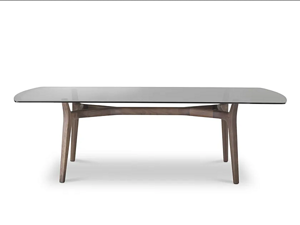 Table rectangulaire en cristal YORK i 4 Mariani usine i 4 Mariani de l'Italie. Foto №1