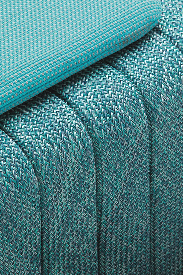 Canapé d'extérieur en tissu 4 places PAOLA LENTI usine PAOLA LENTI de l'Italie. Foto №11