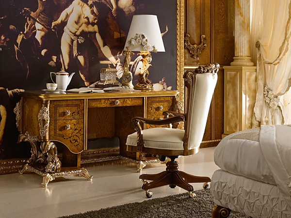 Bureau d'écriture en bois avec tiroirs Dolcevita A.R. Arredamenti 211 usine A.R.ARREDAMENTI SRL de l'Italie. Foto №2