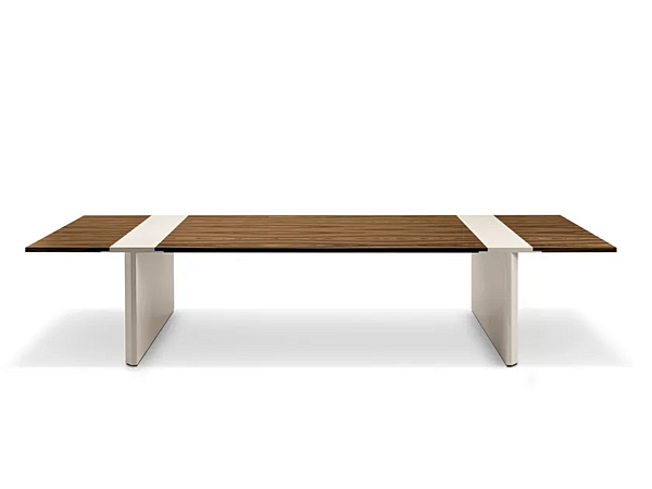 Table de réunion rectangulaire en mélaminé I 4 Mariani Crossing usine i 4 Mariani de l'Italie. Foto №1
