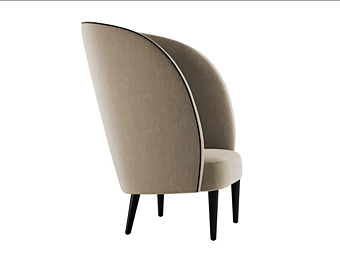 Fauteuil haut dossier en tissu Adam INNOVA Imbottiti