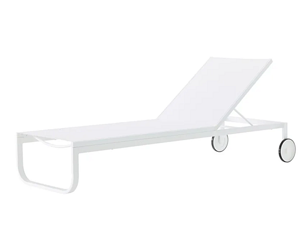 Chaise longue empilable en toile avec roulettes LIGNE ROSET LETTINO 10266018-10266019 usine LIGNE ROSET de l'Italie. Foto №1