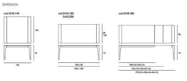 Table PACINI & amp; CAPPELLINI 5416.180 usine PACINI & CAPPELLINI de l'Italie. Foto №10