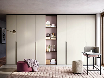 Armoire sectionnelle en mélaminé NOVAMOBILI Unika Armoire sectionnelle en mélaminé NOVAMOBILI Unika usine NOVAMOBILI de l'Italie