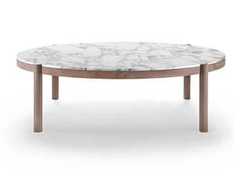 Table basse ronde en marbre FLEXFORM Gustav Table basse ronde en marbre FLEXFORM Gustav usine FLEXFORM de l'Italie