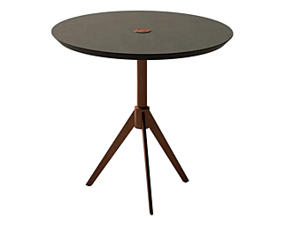 Table d'appoint en alcantara et métal Sesto Senso CPRN HOMOOD S543