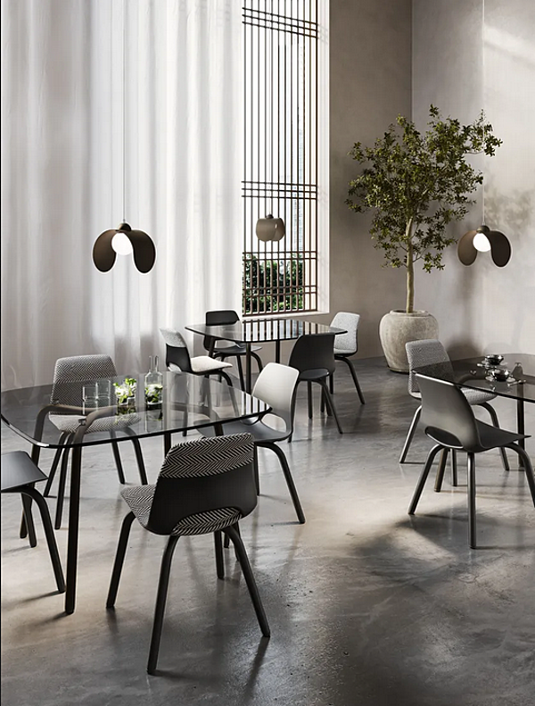 Chaise en polyuréthane à dos ouvert Marsina Liu Jo Living Collection usine Liu Jo Living Collection de l'Italie. Foto №4
