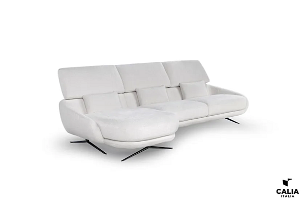 Canapé en tissu avec méridienne et appuie-tête Calia Italia Regal E PREMIUM 1205 usine Calia Italia de l'Italie. Foto №7