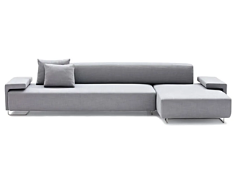 Canapé d'angle en tissu avec housse amovible Moroso Lowland
