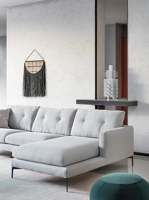 Canapé 3 places en tissu Essentiel Saba usine SABA de l'Italie. Foto №9