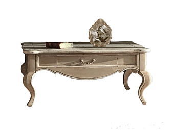 Table basse carrée en bois massif Interiors Italia PR605 usine Interiors Italia de l'Italie