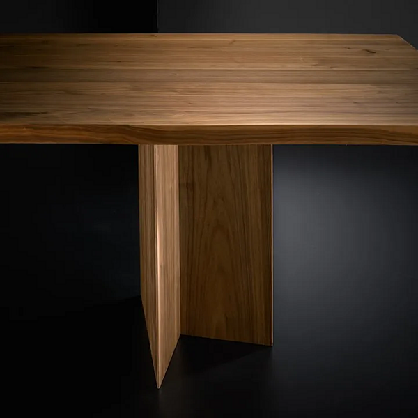 Table rectangulaire en bois massif Vero Compact Boomerang ARTE BROTTO L640, BOOMERANG usine Arte Brotto de l'Italie. Foto №6