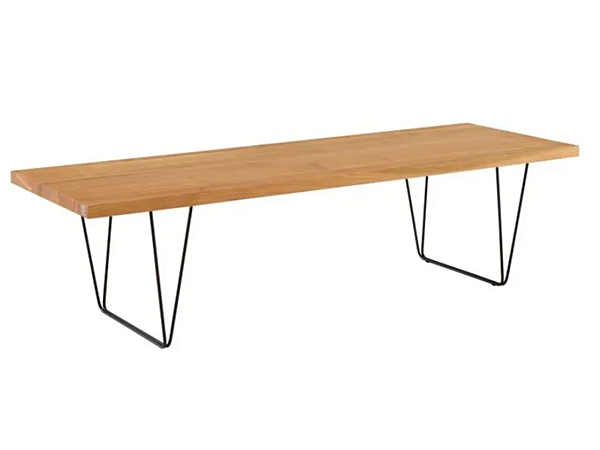 Table basse rectangulaire en bois massif LIGNE ROSET CM 191 19960285/86/87/88 usine LIGNE ROSET de l'Italie. Foto №1