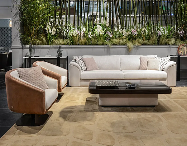 Canapé 3 places en nubuck FORMITALIA MASTER usine FORMITALIA de l'Italie. Foto №4