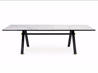 Table rectangulaire en marbre Maat Gallotti&Radice Table rectangulaire en marbre Maat Gallotti&Radice usine Gallotti & Radice de l'Italie