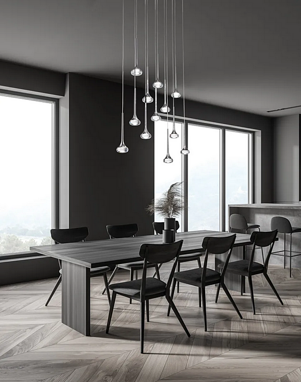 Suspension en cristal LED AXOLIGHT Fairy usine Axolight de l'Italie. Foto №3