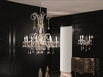 Lustre en cristal Swarovski Epoca L8 Euroluce Lampadari Lustre en cristal Swarovski Epoca L8 Euroluce Lampadari usine EUROLUCE LAMPADARi de l'Italie