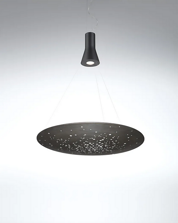 Suspension en métal LED Lens F46 Fabbian usine Fabbian de l'Italie. Foto №2