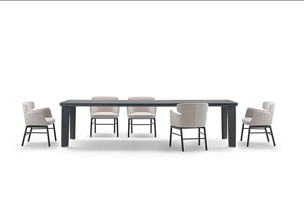 Table à manger en bois Arnold FLEXFORM 02C586, 02C587, 02C588 usine FLEXFORM de l'Italie. Foto №3