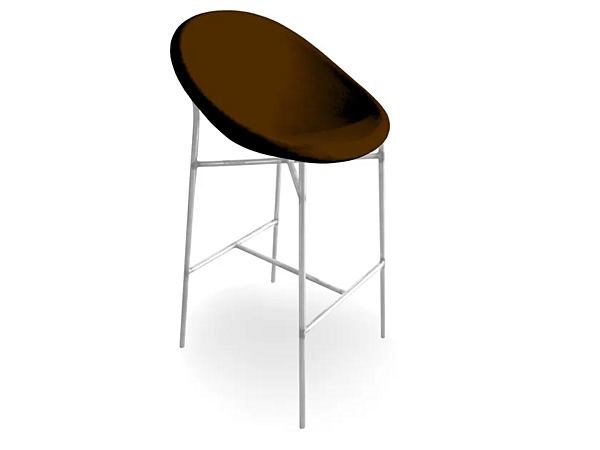 Tabouret rembourré avec repose-pieds Tia Maria Moroso usine Moroso de l'Italie. Foto №1