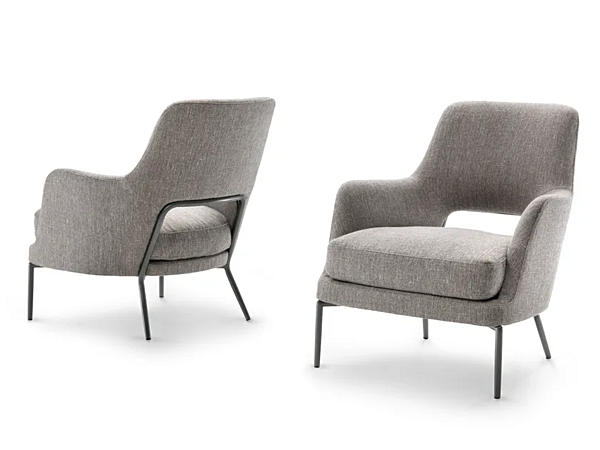 Fauteuil en tissu avec accoudoirs FLEXFORM JOYCE usine FLEXFORM de l'Italie. Foto №1