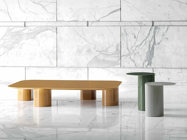 Table d'appoint ronde en bois et métal Elly Frigerio usine Frigerio de l'Italie. Foto №5