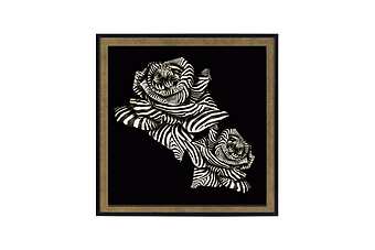 Panneau, peinture ROBERTO CAVALLI ARTWORK E usine ROBERTO CAVALLI de l'Italie