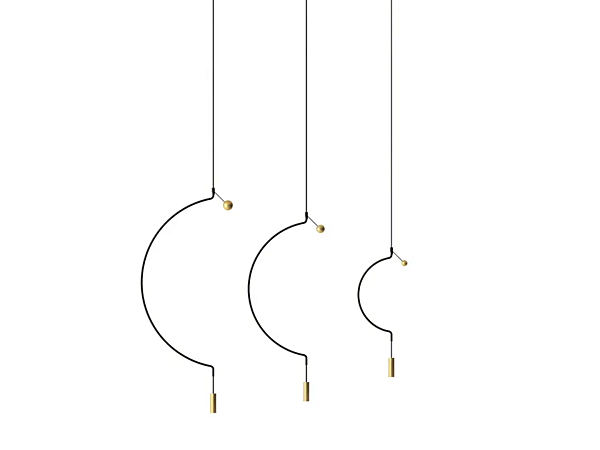 Suspension LED en verre Liaison AXOLIGHT SPLIAIX1 usine Axolight de l'Italie. Foto №2