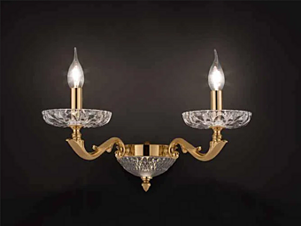 Applique murale en cristal Diamond A2 Euroluce Lampadari usine EUROLUCE LAMPADARi de l'Italie