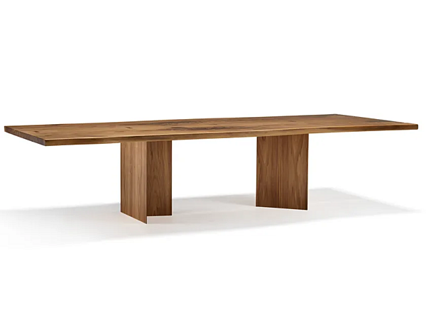 Table rectangulaire en bois massif Vero Boomerang ARTE BROTTO L620, BOOMERANG usine Arte Brotto de l'Italie. Foto №1