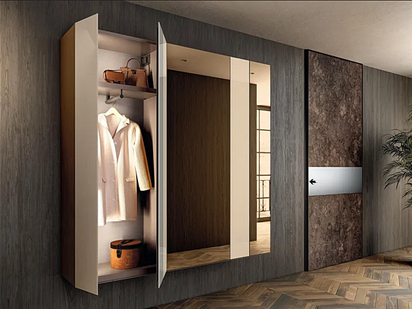Armoire en verre murale sectionnelle LAGO N O W 2742 2742 usine LAGO de l'Italie. Foto №1